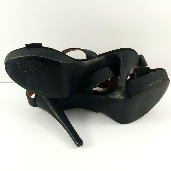 Nine West Women's Shoes Sandals Heel Black Size 8 (S558) - Picture 7 of 7